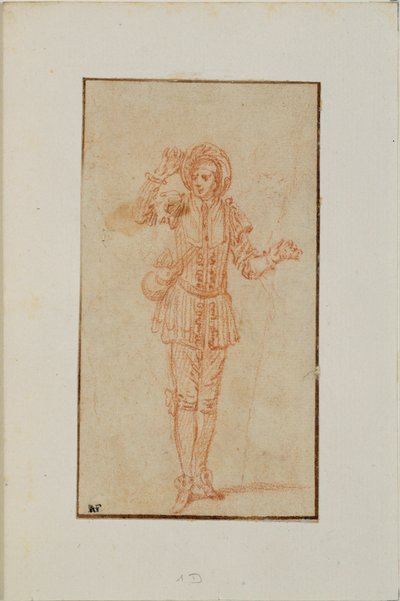 A Pilgrim of Cythera by Jean-Antoine Watteau
