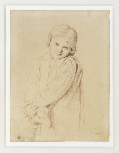 Charlotte-Madeleine Taurel, daughter of the engraver by Jean Auguste Dominique Ingres