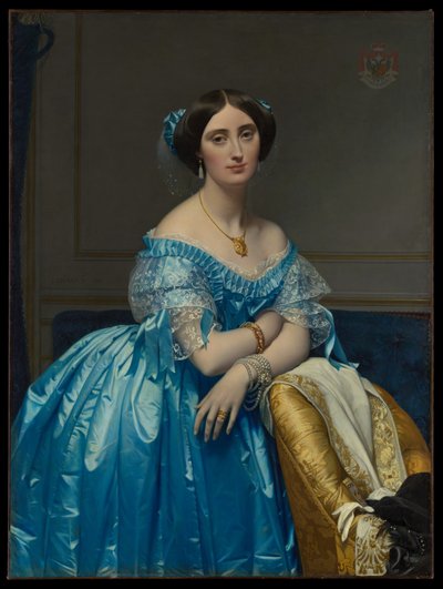 Joséphine-Éléonore-Marie-Pauline de Galard de Brassac de Béarn (1825-1860), Princess de Broglie by Jean Auguste Dominique Ingres