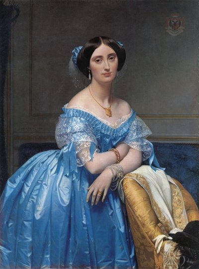 Portrait of Princess Albert de Broglie by Jean Auguste Dominique Ingres
