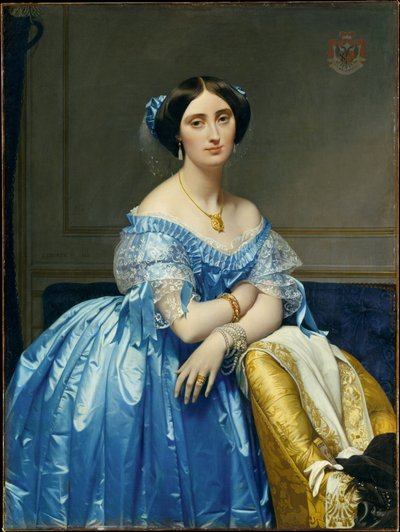 Portrait of Princess Albert de Broglie by Jean Auguste Dominique Ingres