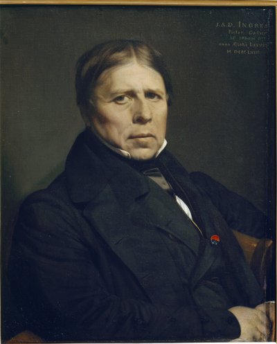 Self-Portrait at 78 Years Old by Jean Auguste Dominique Ingres