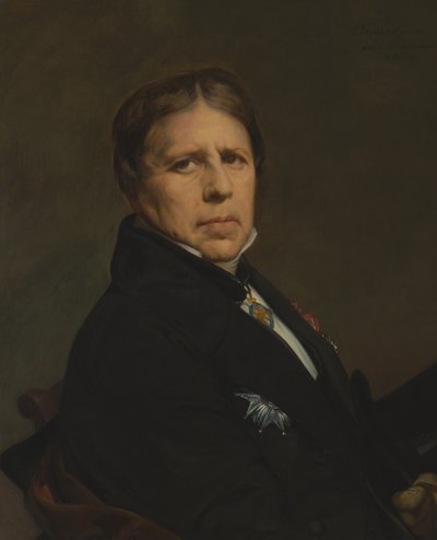 Self Portrait by Jean Auguste Dominique Ingres