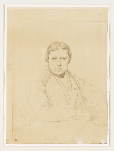 Self-portrait of the Artist by Jean Auguste Dominique Ingres