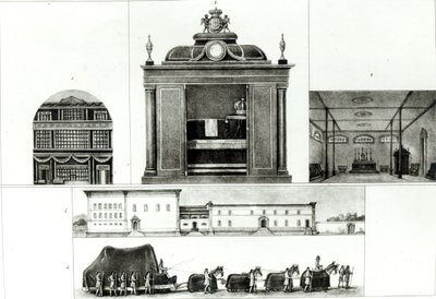 Funerary Procession and Monument of Emperor Leopold, from 