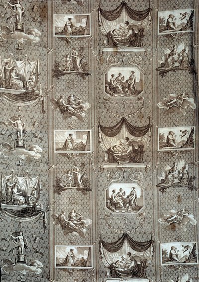 Tapestry Representing Psyche and Cupid. From a Drawing by Jean-Baptiste Huet by Jean Baptiste Huet