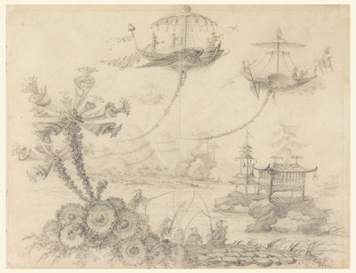 Chinoiserie Fantasy, 1770–90 by Jean Baptiste Pillement