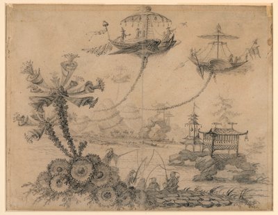 Chinoiserie Fantasy, 1770–90 by Jean Baptiste Pillement