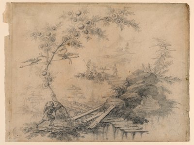 Chinoiserie Fantasy, ca. 1780 by Jean Baptiste Pillement