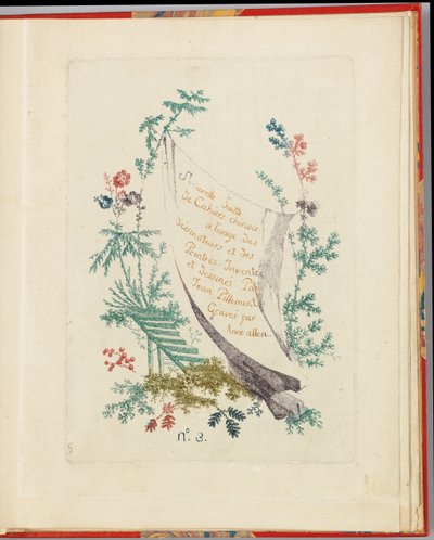 Title page, Plate 1 from "Nouvelle suite de cahiers chinois a l