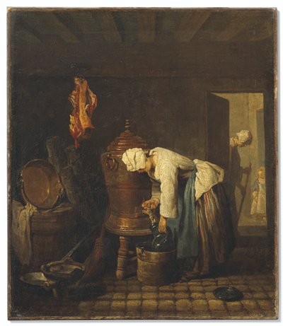 The Fountain by Jean Baptiste Simeon Chardin