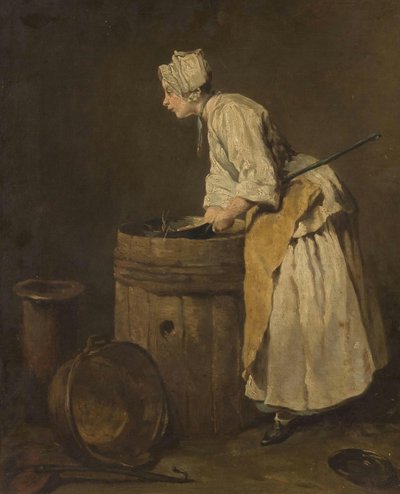 Scullery Maid by Jean Baptiste Simeon Chardin