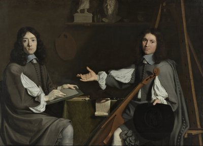 Double Portrait of Both Artists by Jean Baptiste de Champaigne
