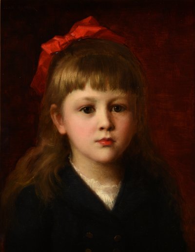 Portrait of a Little Girl by Jean Benner