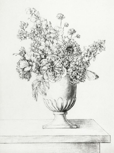 Flowers in a Vase by Jean Bernard