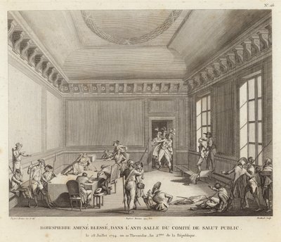 Maximilien de Robespierre Leads an Assault by Jean Duplessi Bertaux