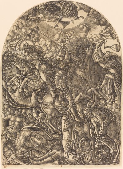 Saint John Sees the Four Horsemen by Jean Duvet