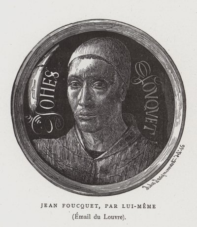 Self-Portrait of the 15th Century French Painter Jean Foucquet by Jean Fouquet