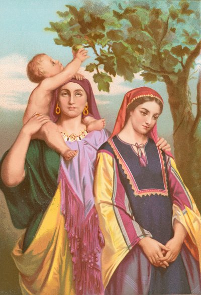 Leah and Rachel by Jean Francois Portaels