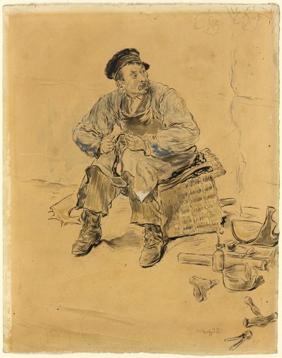 A Cobbler by Jean-Francois Rafaelli