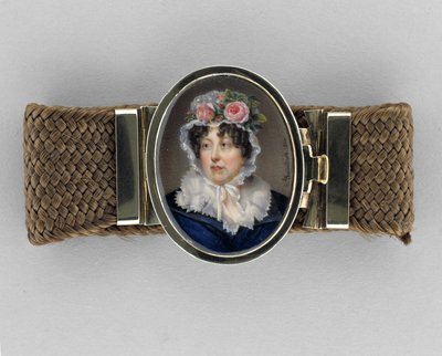 Bracelet with Portrait of Lady Susan Murray by Jean François Gérard Fontallard