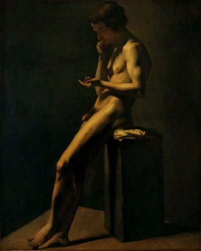 Male Academy by Jean-Francois Millet