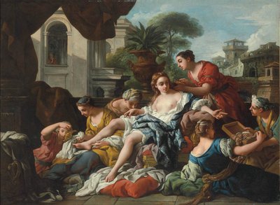 Bathsheba at her Bath by Jean-François de Troy