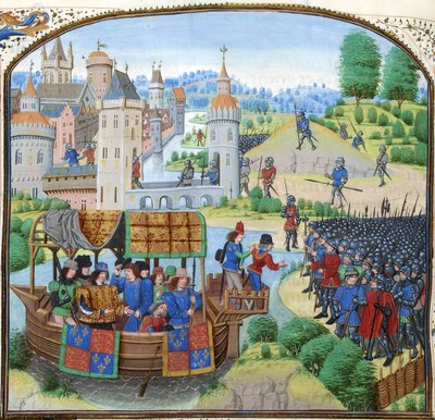 Chronicles, 154v, 12148 btv1b8438605hf336, crop by Jean Froissart