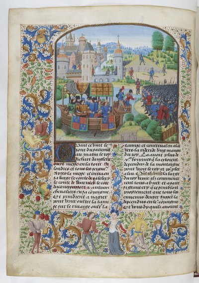 Chronicles, 154v, 12148 btv1b8438605hf336, original by Jean Froissart