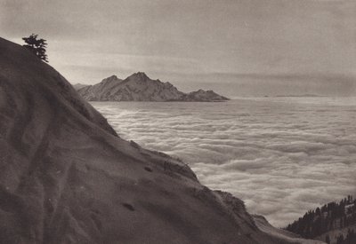 Rigi Kulm, Above the Sea of Fog by Jean Gaberell
