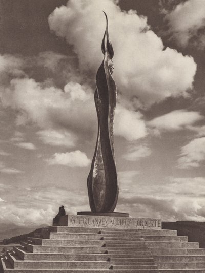 Switzerland: War memorial on the Forch, near Zurich by Jean Gaberell
