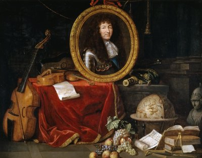 Allegory of Louis XIV, Protector of Arts and Sciences by Jean Garnier