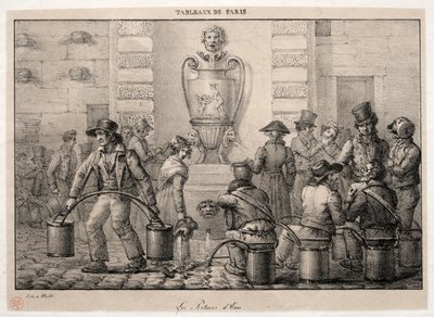 Scenes of Paris: The Water Carriers by Jean Henri Marlet