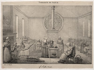 Scenes of Paris: The Foundling Hospital by Jean Henri Marlet