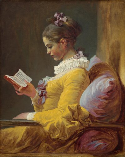 Reading Woman by Jean-Honore Fragonard