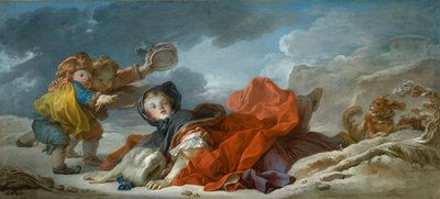 Winter by Jean-Honore Fragonard