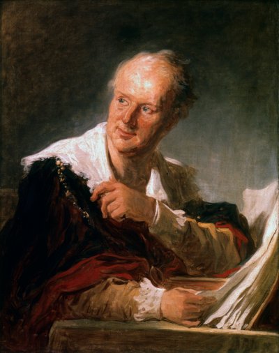 Denis Diderot, 18th Century French Man of Letters and Encyclopaedist, c1755-1784 by Jean Honore Fragonard