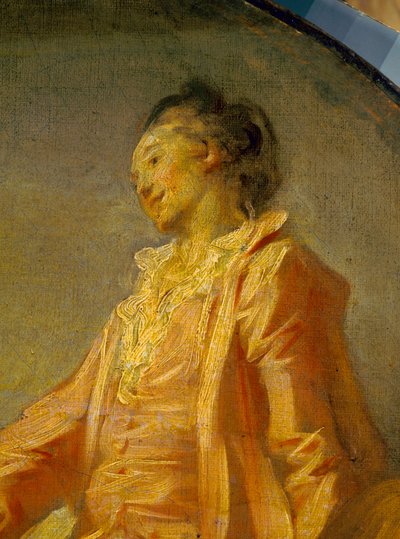 The Beginning of the Model (detail) by Jean Honore Fragonard