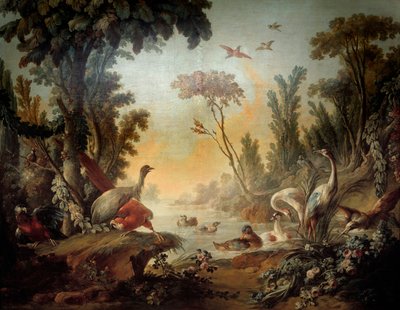 Landscape with the Echassiers by Jean Honore Fragonard