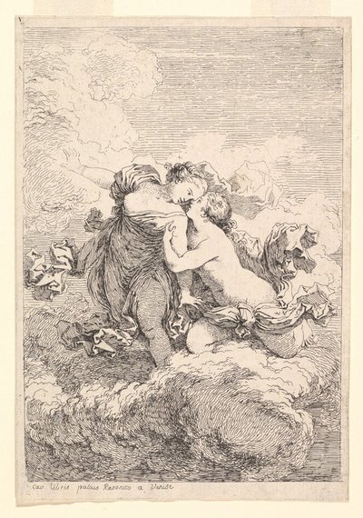 Mythological Scene, Possibly Diana Seducing Callisto by Jean Honore Fragonard