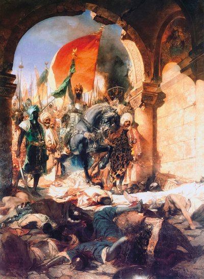The Entry of Mehmed II Into Constantinople by Jean Joseph Benjamin (after) Constant