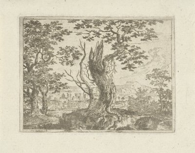 Landscape with a Broken Tree by Jean Joseph Hanson