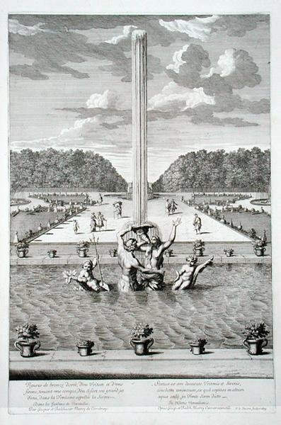 Fountain with Triton and Sirens, Versailles by Jean Lepautre