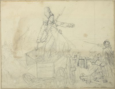 Study for Artillery Caisson by Jean Louis André Théodore Géricault