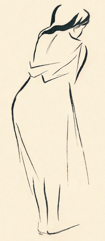 Study in Line by Jean Louis Forain