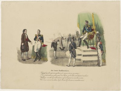 Audiences of William I and Charles X, 1827 by Jean Louis Van Hemelryck (attributed to)