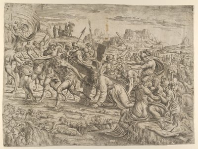 Carrying of the Cross, 1544 by Jean Mignon