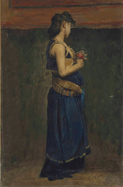 Study of a Merovingian Woman by Jean Paul Laurens