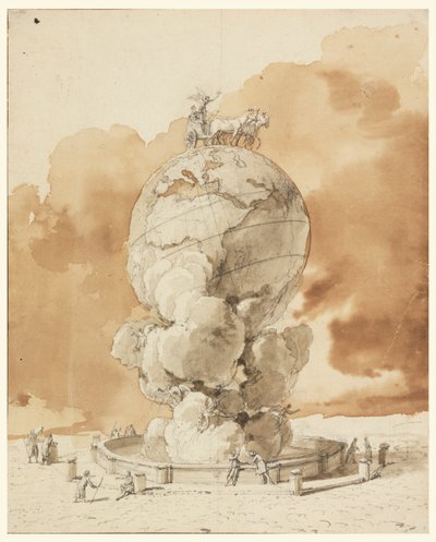 Design for a Public Monument to be Erected on a Paris Square by Jean Pierre Louis Laurent Houël