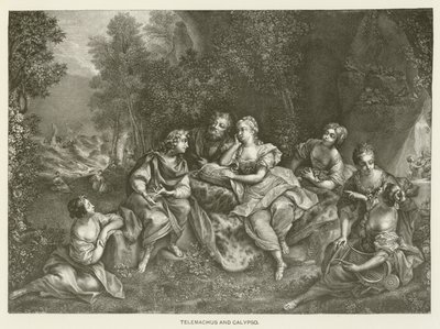 Telemachus and Calypso by Jean Raoux